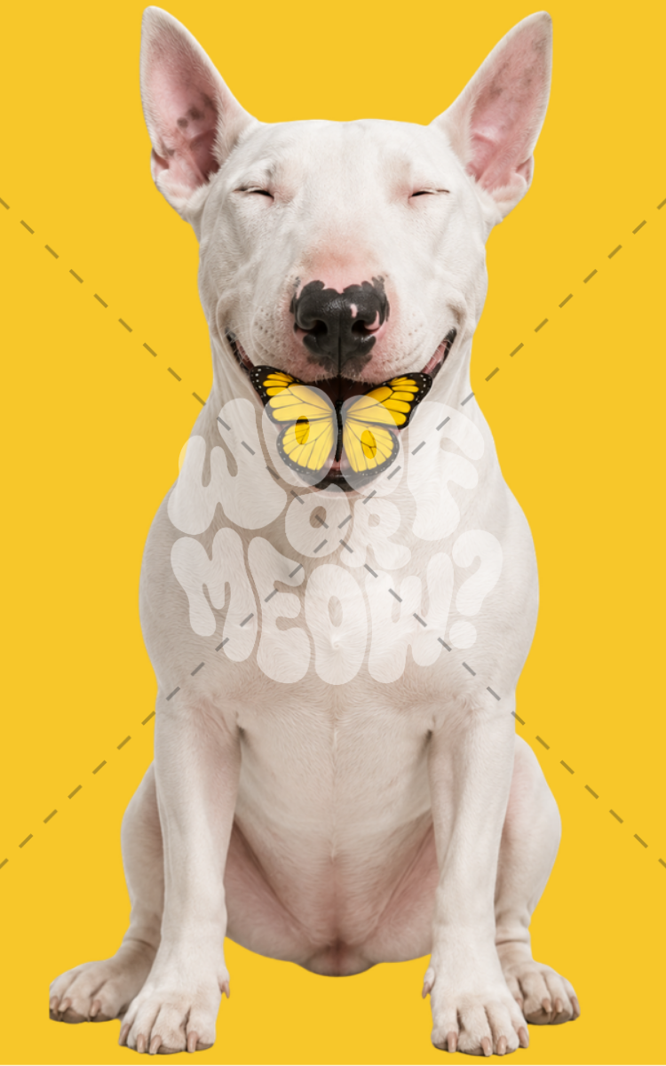 BUTTERFLY DOG COFFEE MUG