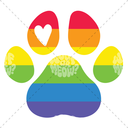 PAWS FOR PRIDE DOG COFFEE MUG