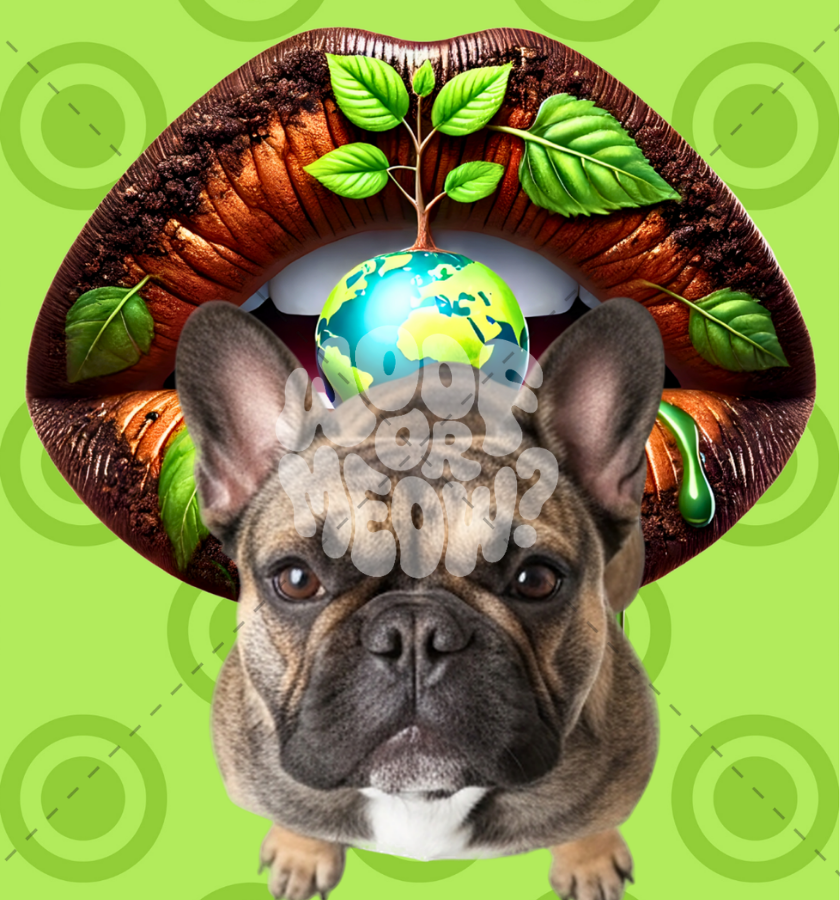 DOG + EARTH DAY LIPS COFFEE MUG
