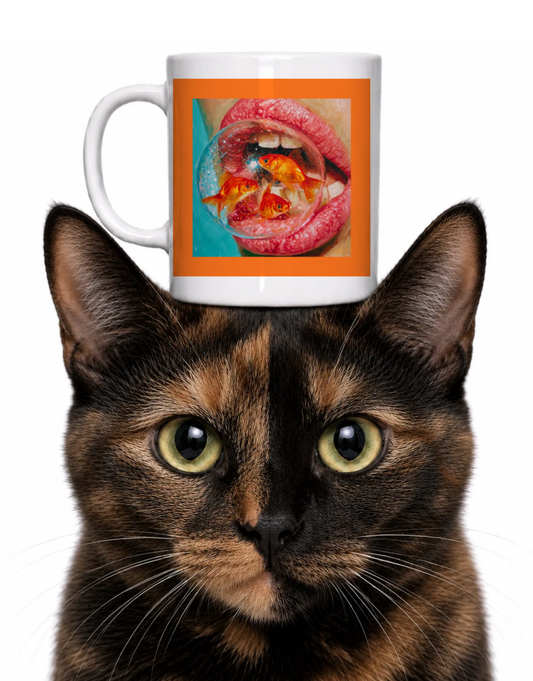 FISHY BUBBLE COFFEE MUG