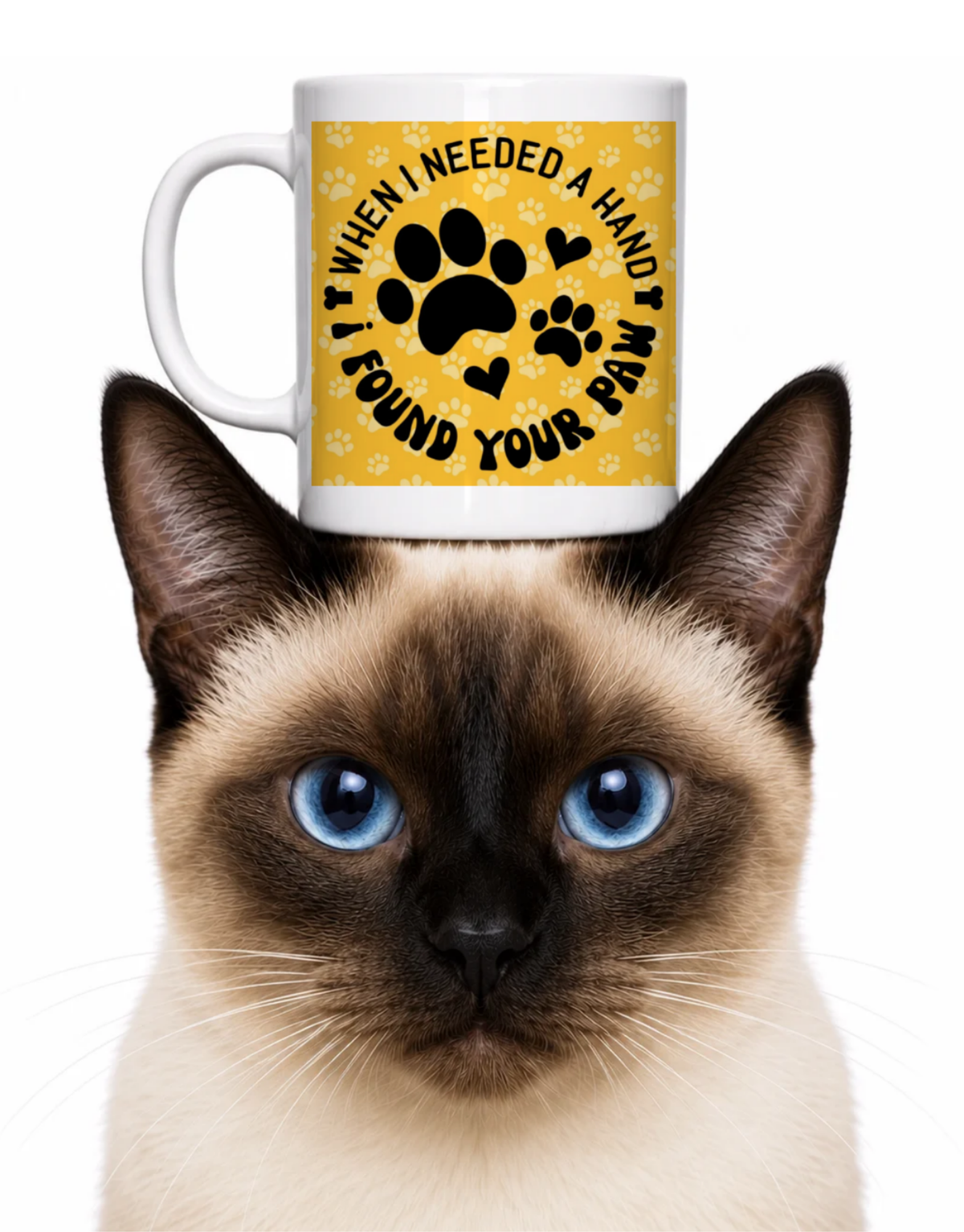 I FOUND YOUR PAW COFFEE MUG