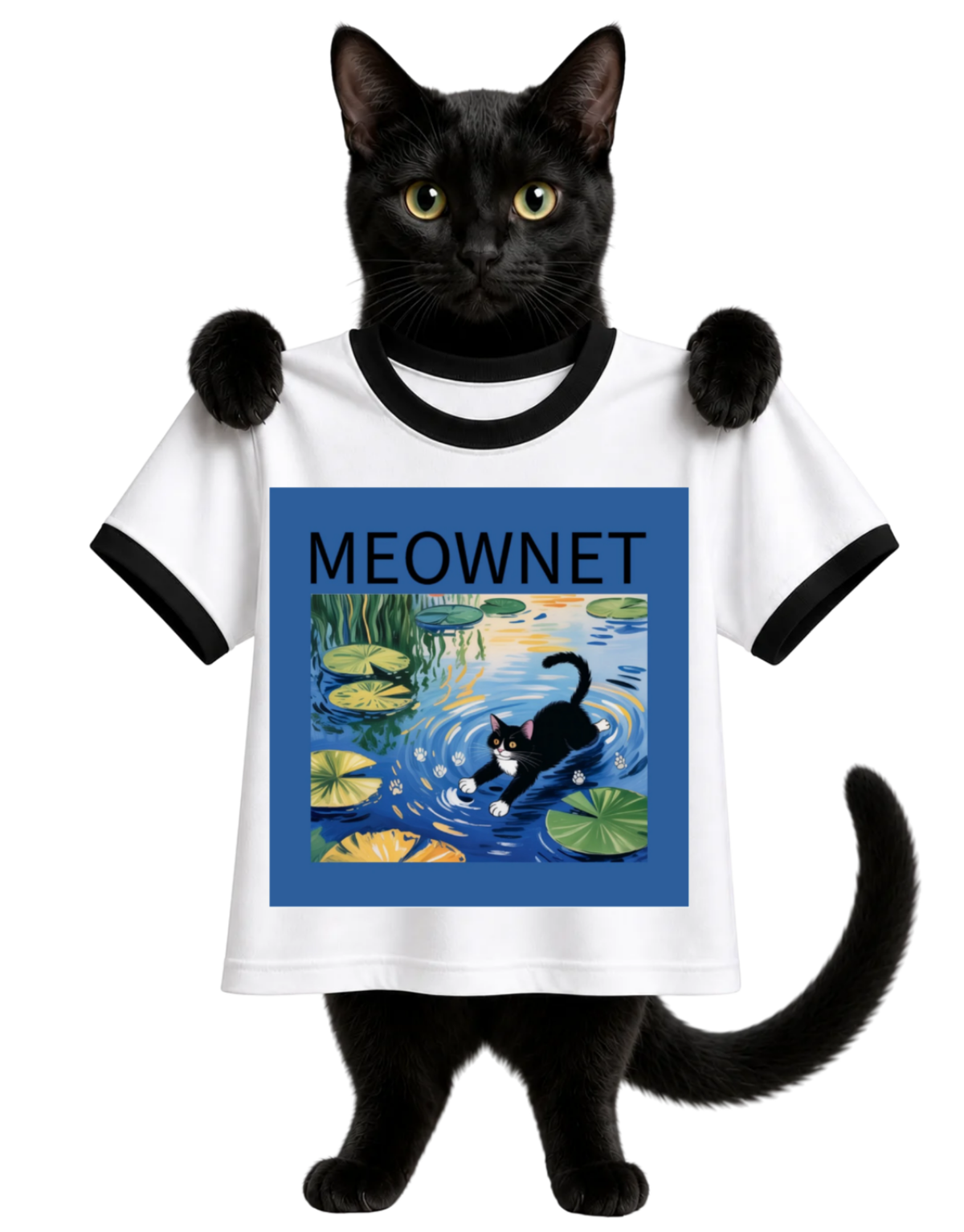 MEOWNET-RINGER T-SHIRT