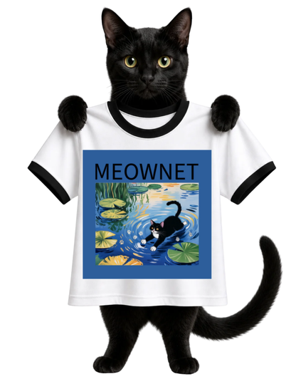 MEOWNET-RINGER T-SHIRT