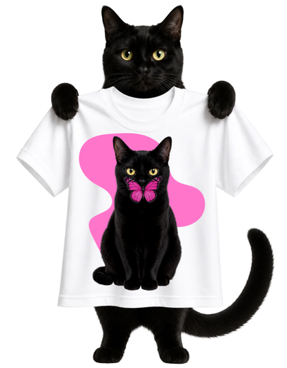 A BLACK CATS SOFTER SIDE-UNISEX T-SHIRT