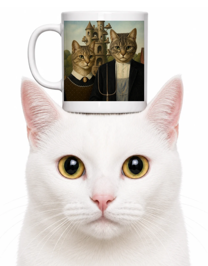 GOTHIC CAT COFFEE MUG