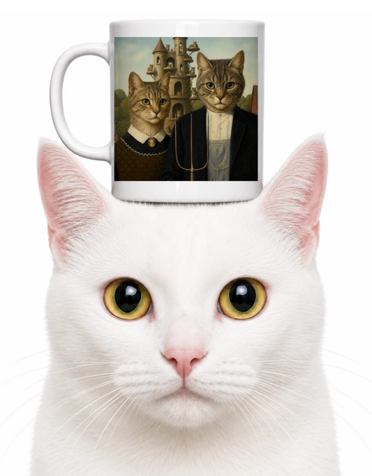 GOTHIC CAT COFFEE MUG