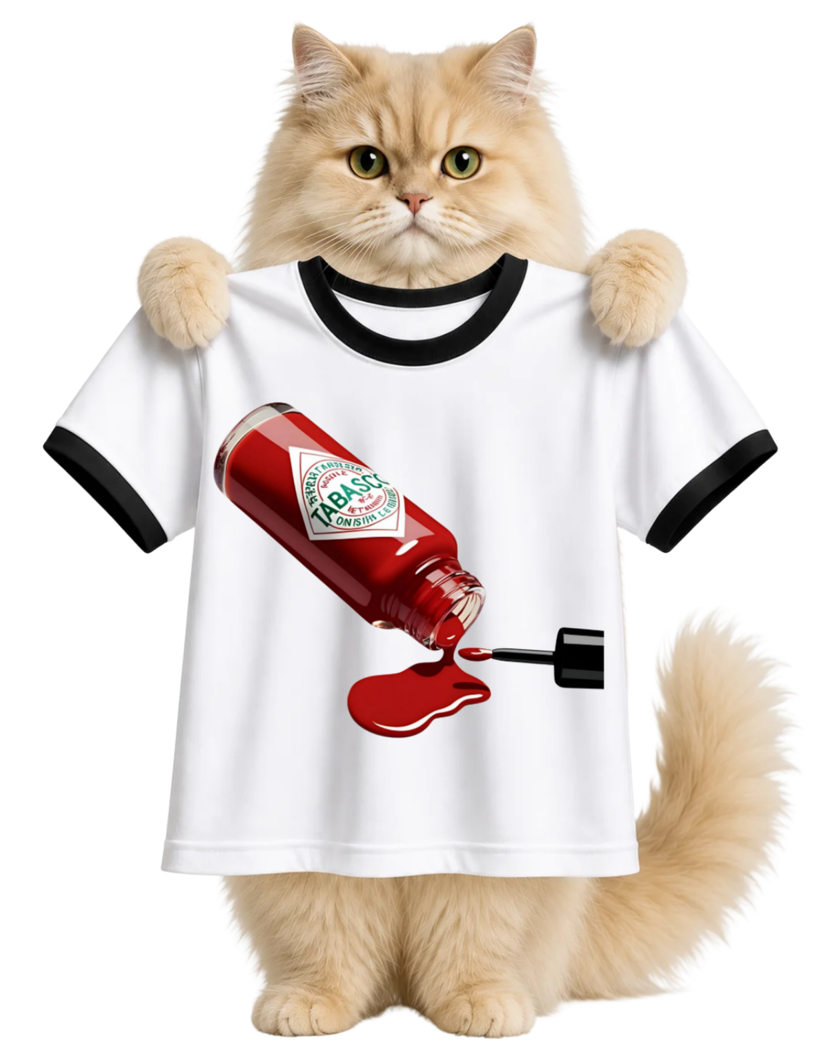 TABASCO FUN NAIL POLISH-RINGER T-SHIRT