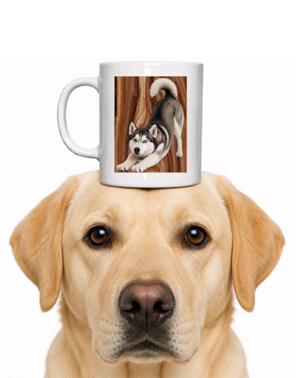 HUSKY DOG COFFEE MUG