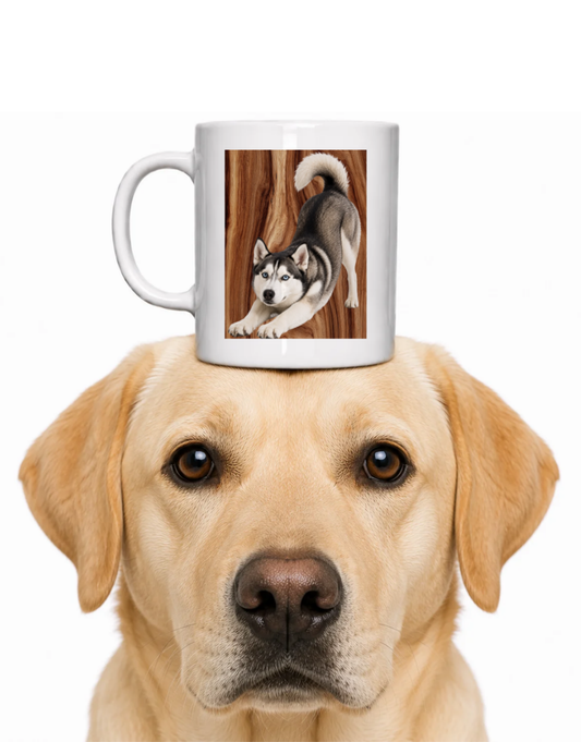 HUSKY DOG COFFEE MUG