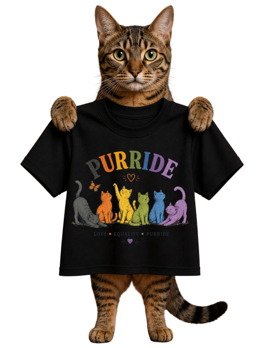 PURRIDE CAT-WOMENS T-SHIRT