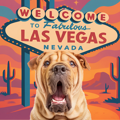 VEGAS DOG COFFEE MUG