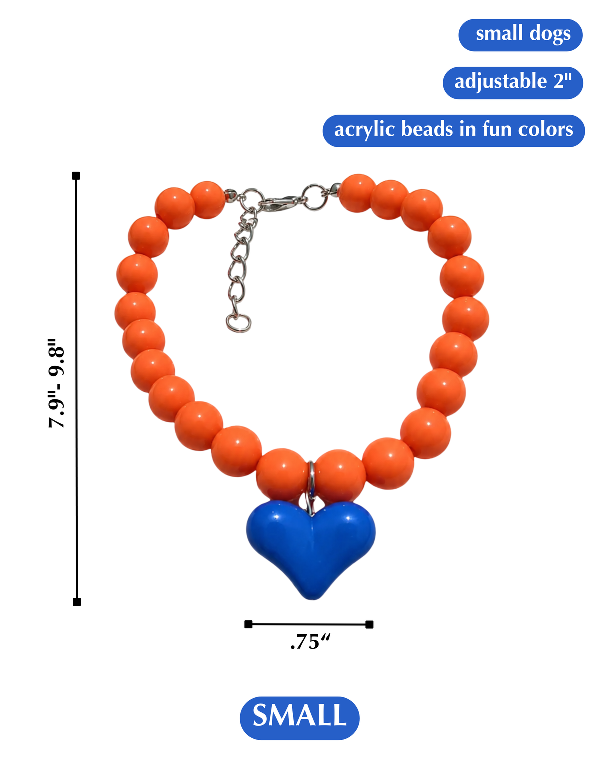 SHOW THEM THE LOVE NECKLACE-DENVER BRONCOS DOG