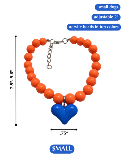 SHOW THEM THE LOVE NECKLACE-DENVER BRONCOS DOG