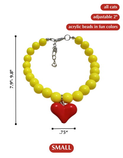 SHOW THEM THE LOVE NECKLACE-KANSAS CITY CHIEFS KITTY