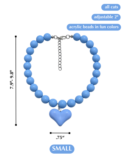 SHOW THEM THE LOVE NECKLACE-BLUE