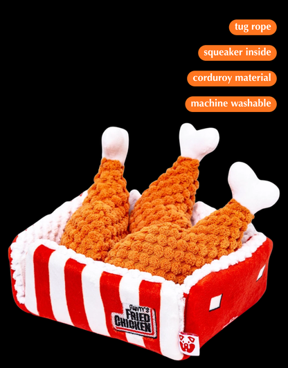 FRIED CHICKEN DOG TOY