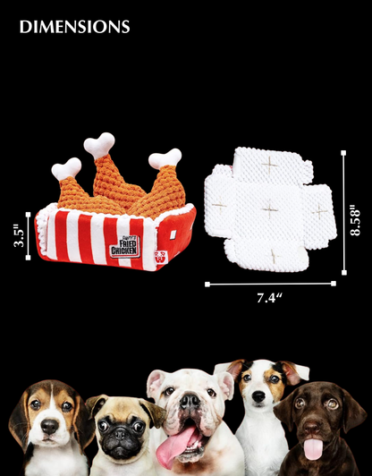 FRIED CHICKEN DOG TOY