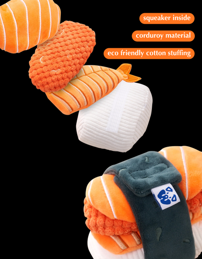 SUSHI SET DOG TOY