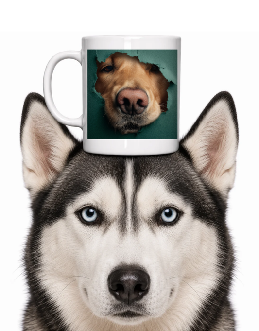 PESKY GOLDEN RETRIEVER COFFEE MUG