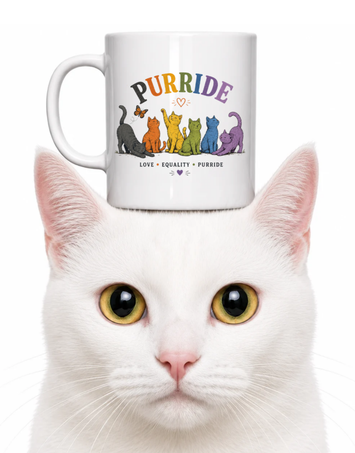PURRIDE CAT COFFEE MUG
