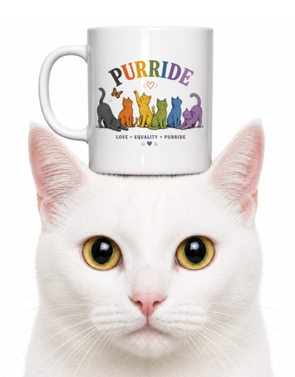 PURRIDE CAT COFFEE MUG