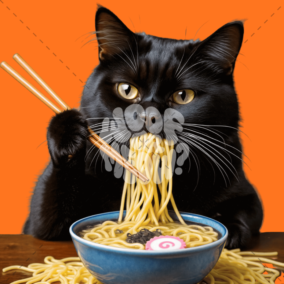 RAMEN CAT COFFEE MUG