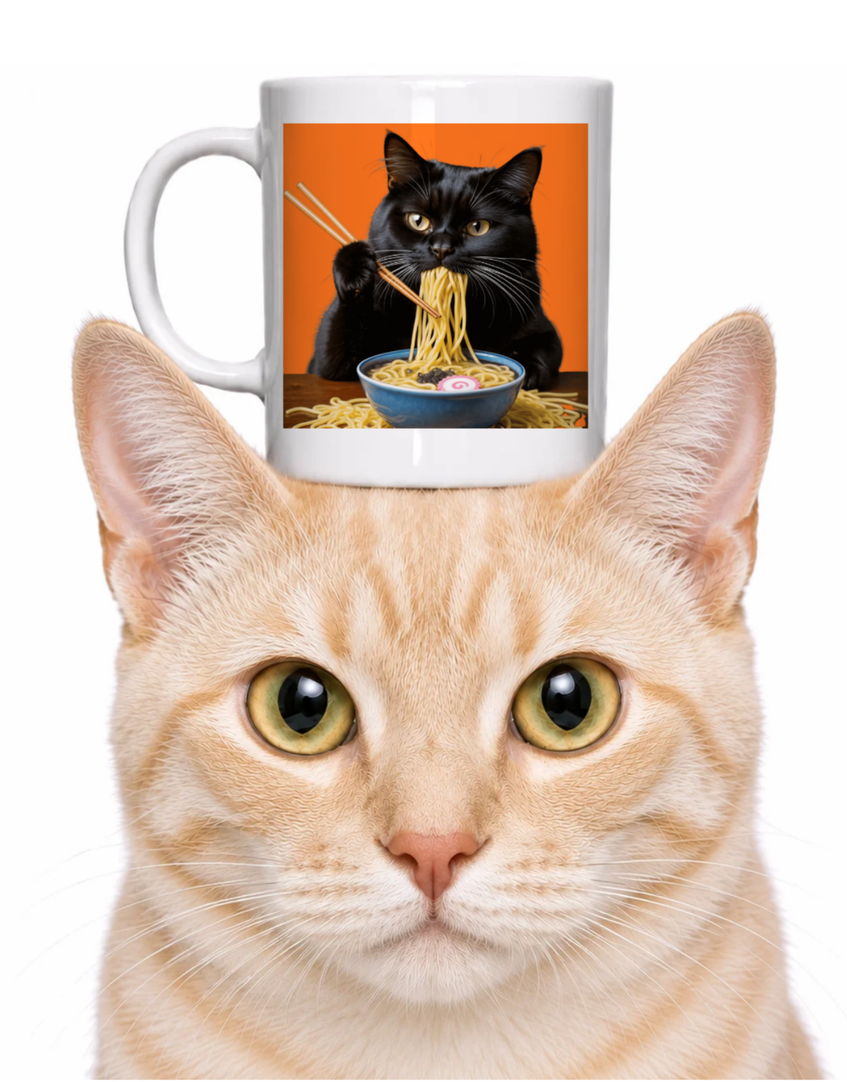 RAMEN CAT COFFEE MUG