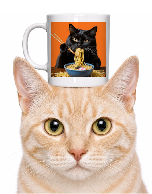 RAMEN CAT COFFEE MUG