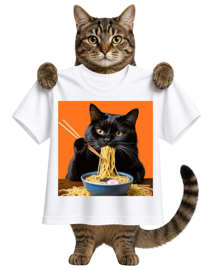 YUM! YUM! RAMEN CAT-UNISEX T-SHIRT