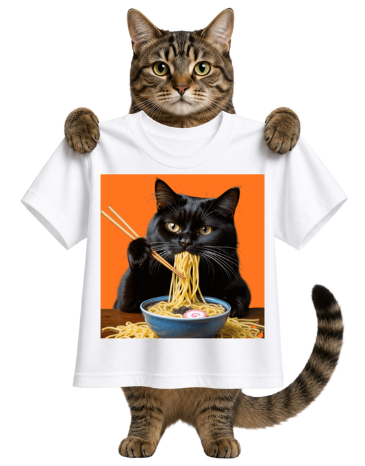 YUM! YUM! RAMEN CAT-UNISEX T-SHIRT
