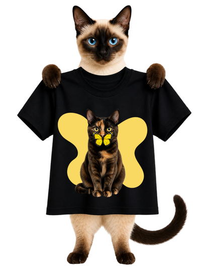 TORTIE FELINE CHARM-WOMENS T-SHIRT
