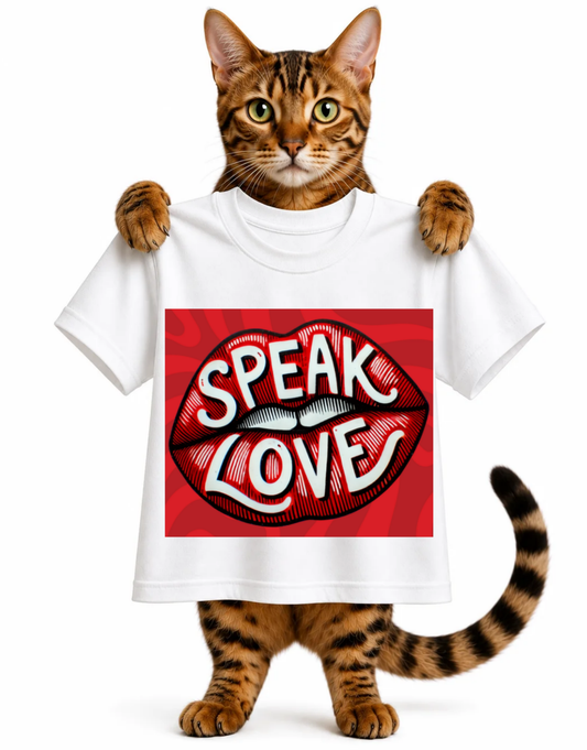 SPEAK LOVE-UNISEX T-SHIRT