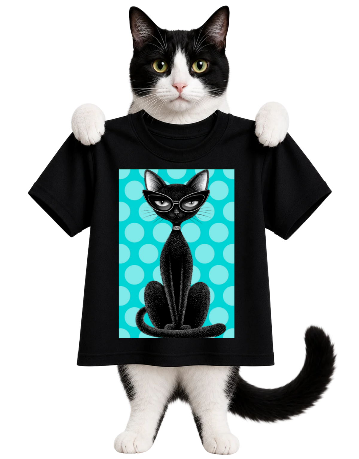 RETRO CAT-WOMENS T-SHIRT