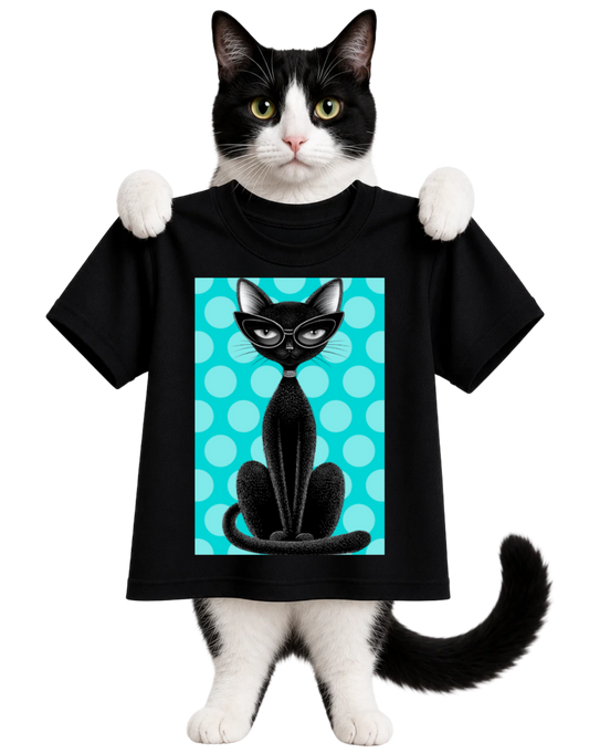 RETRO CAT-WOMENS T-SHIRT