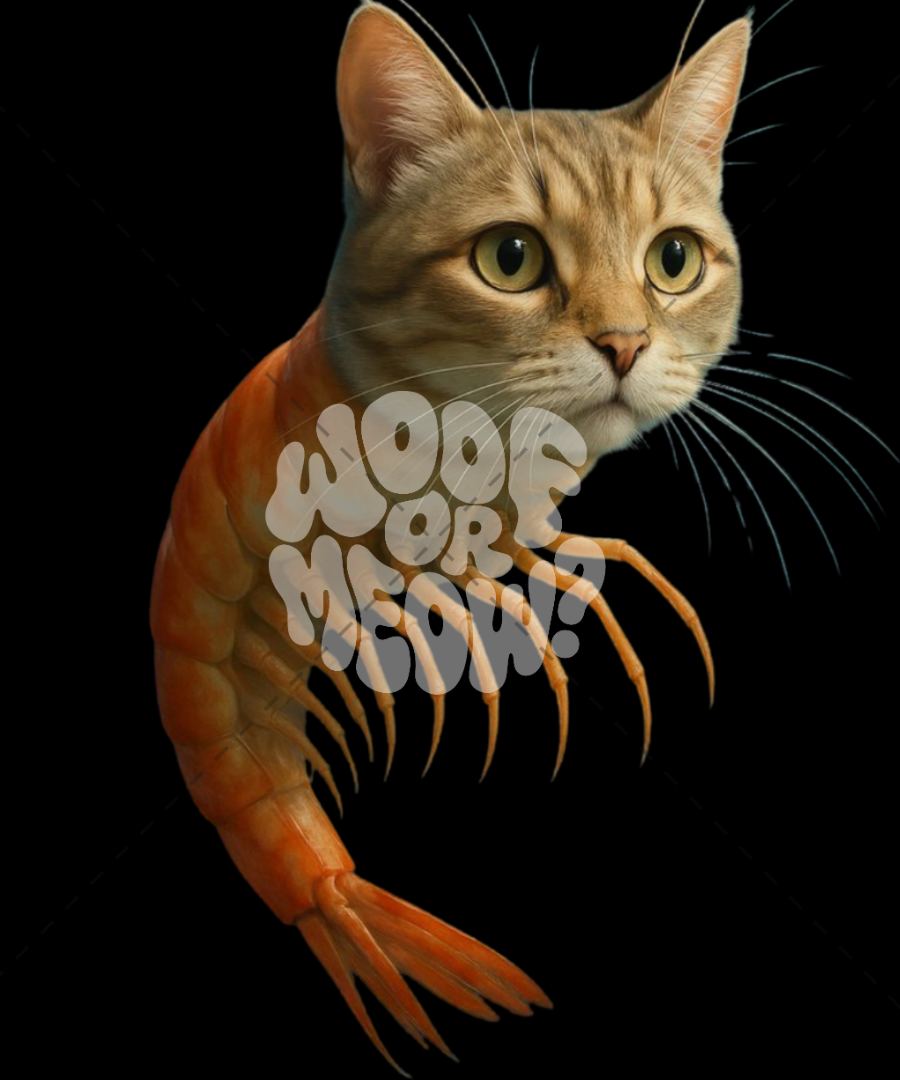 SHRIMPY KITTY COFFEE MUG