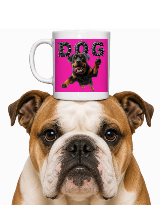 SPIKEY DOG COFFEE MUG