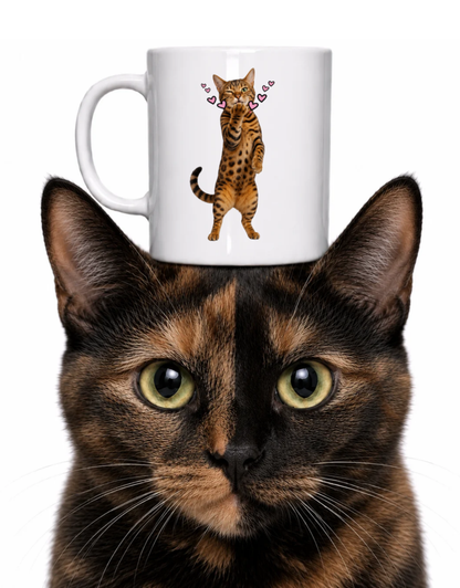 TABBY KISSES COFFEE MUG