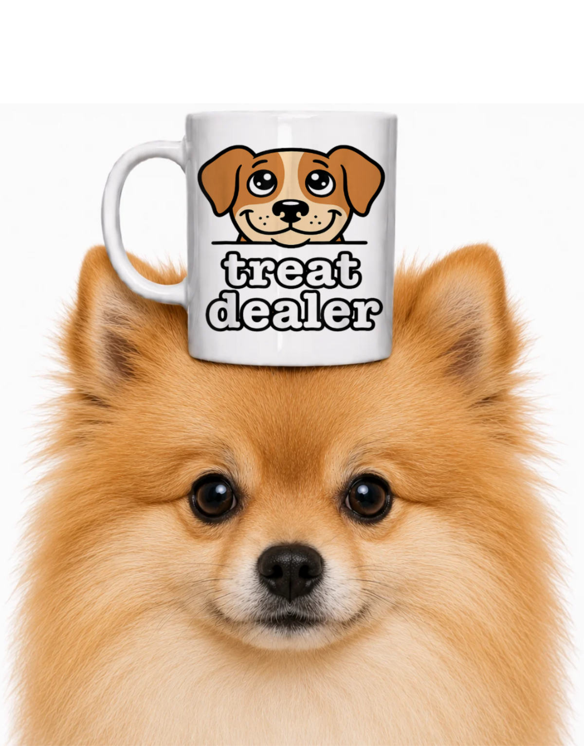 TREAT DEALER DOG COFFEE MUG