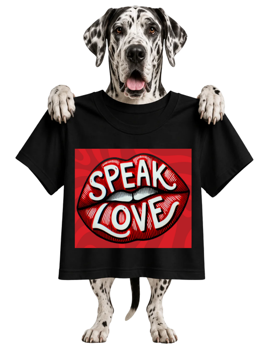 SPEAK LOVE-WOMENS T-SHIRT