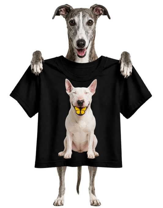 BULL TERRIER BUTTERFLY KISSES-WOMENS T-SHIRT