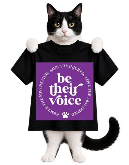 BE THEIR VOICE-SAVE LOVE RESCUE-WOMENS T-SHIRT