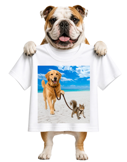WHAT? I'M WALKING MY SQUIRREL-UNISEX T-SHIRT