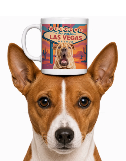VEGAS DOG COFFEE MUG