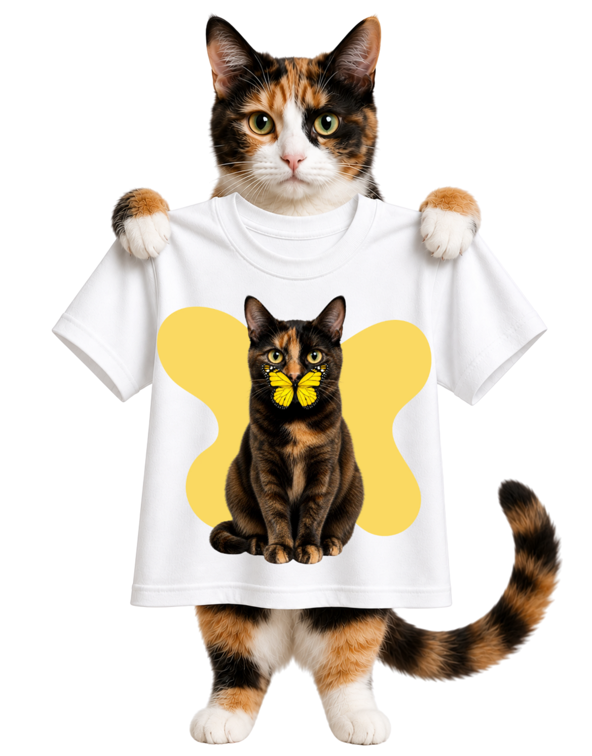 TORTIE FELINE CHARM-UNISEX T-SHIRT
